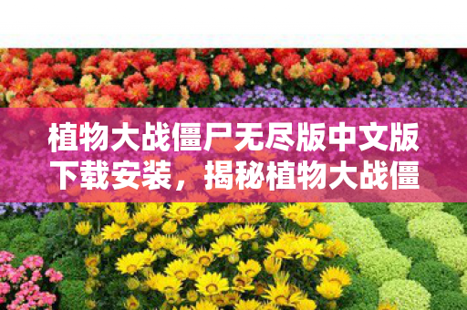 植物大战僵尸无尽版中文版下载安装，揭秘植物大战僵尸无尽版中文版，下载、攻略及游戏魅力