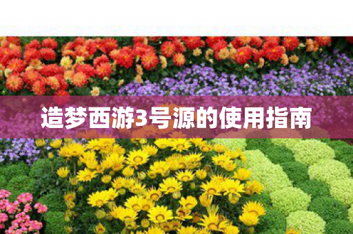 造梦西游3号源的使用指南