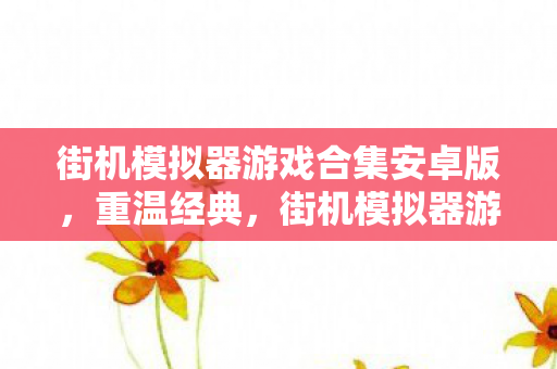 街机模拟器游戏合集安卓版，重温经典，街机模拟器游戏合集