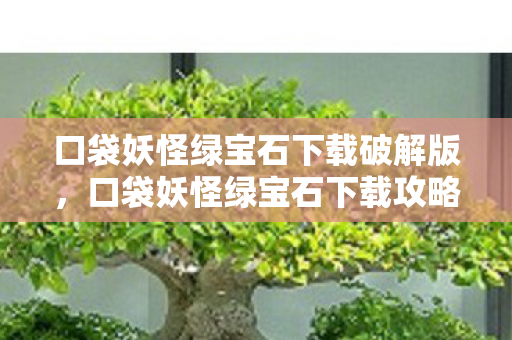 口袋妖怪绿宝石下载破解版，口袋妖怪绿宝石下载攻略及游戏简介