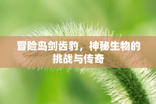 冒险岛剑齿豹，神秘生物的挑战与传奇