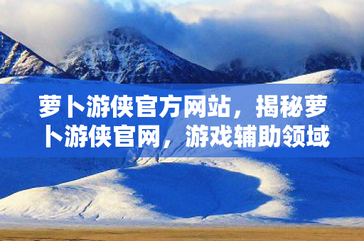 萝卜游侠官方网站，揭秘萝卜游侠官网，游戏辅助领域的佼佼者