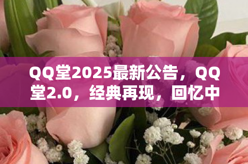 QQ堂2025最新公告，QQ堂2.0，经典再现，回忆中的快乐战场