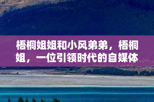 梧桐姐姐和小风弟弟，梧桐姐，一位引领时代的自媒体佼佼者