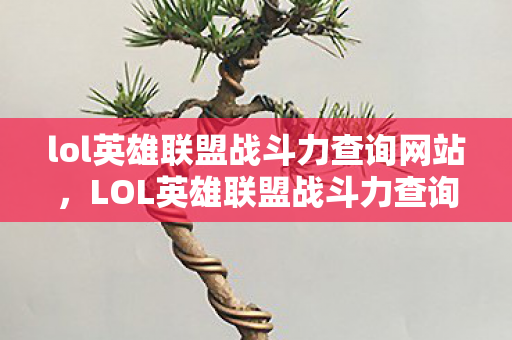 lol英雄联盟战斗力查询网站，LOL英雄联盟战斗力查询—探寻英雄荣耀之路