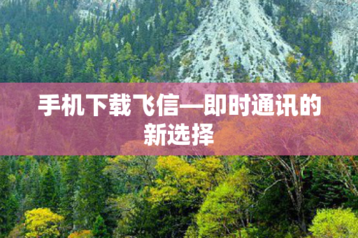 手机下载飞信—即时通讯的新选择