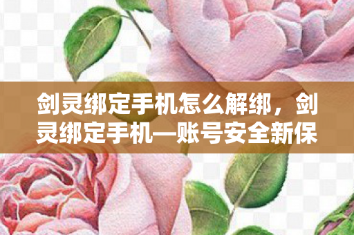 剑灵绑定手机怎么解绑，剑灵绑定手机—账号安全新保障