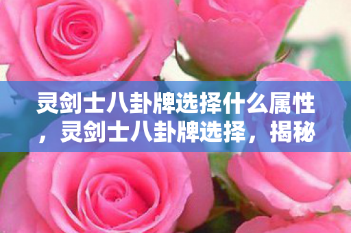 灵剑士八卦牌选择什么属性，灵剑士八卦牌选择，揭秘最佳搭配策略与实战应用