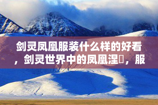 剑灵凤凰服装什么样的好看，剑灵世界中的凤凰涅槃，服装解析与魅力展示