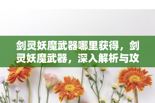 剑灵妖魔武器哪里获得，剑灵妖魔武器，深入解析与攻略