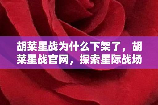 胡莱星战为什么下架了，胡莱星战官网，探索星际战场，领略未来战争的无尽魅力