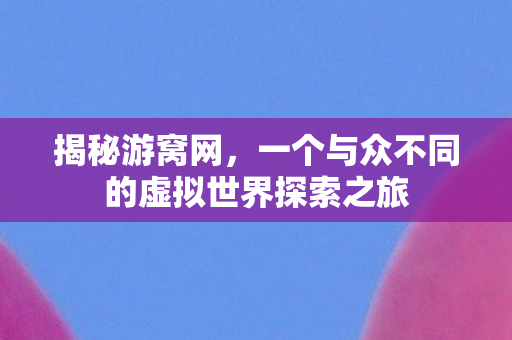 揭秘游窝网，一个与众不同的虚拟世界探索之旅