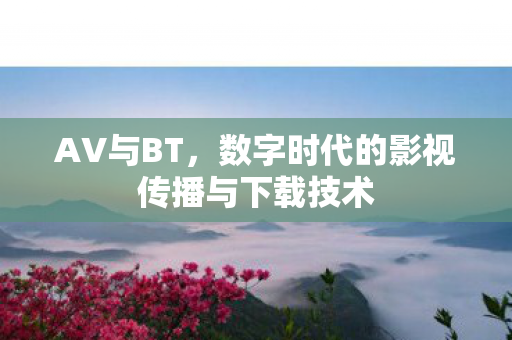 AV与BT，数字时代的影视传播与下载技术