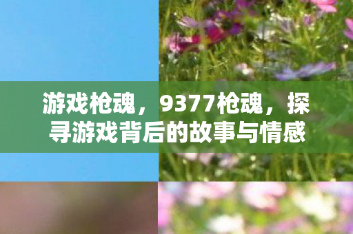 游戏枪魂，9377枪魂，探寻游戏背后的故事与情感