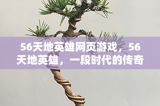 56天地英雄网页游戏，56天地英雄，一段时代的传奇与荣耀