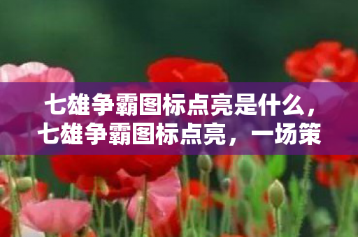 七雄争霸图标点亮是什么，七雄争霸图标点亮，一场策略与智慧的较量