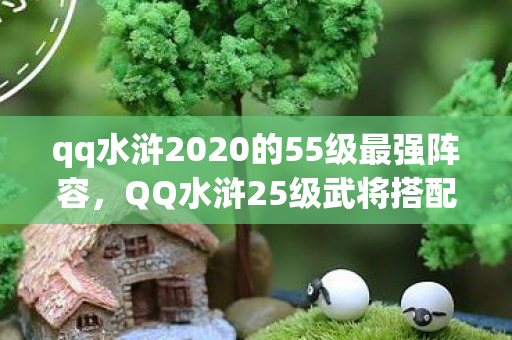 qq水浒2020的55级最强阵容，QQ水浒25级武将搭配攻略