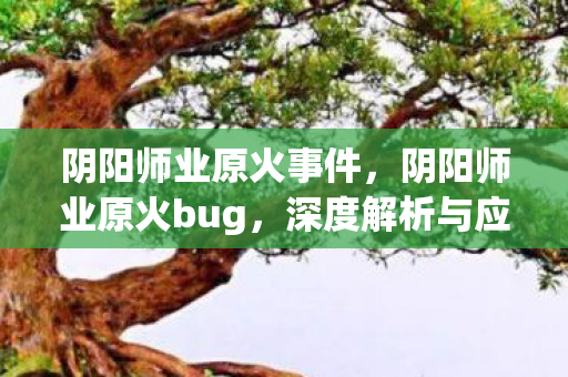阴阳师业原火事件，阴阳师业原火bug，深度解析与应对策略