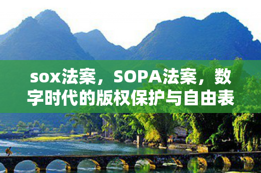 sox法案，SOPA法案，数字时代的版权保护与自由表达的博弈