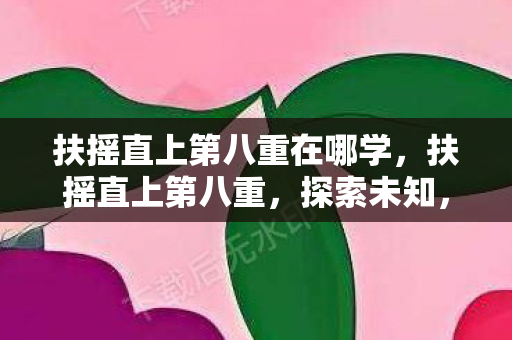 扶摇直上第八重在哪学，扶摇直上第八重，探索未知，超越自我