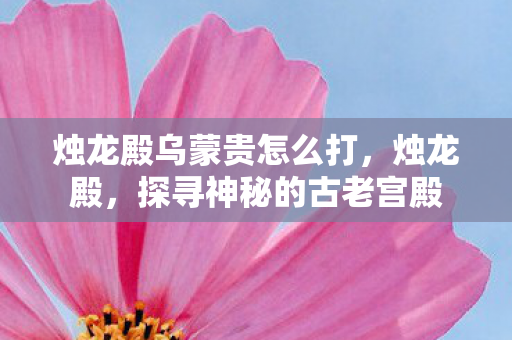 烛龙殿乌蒙贵怎么打，烛龙殿，探寻神秘的古老宫殿