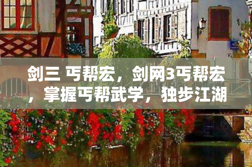 剑三 丐帮宏，剑网3丐帮宏，掌握丐帮武学，独步江湖