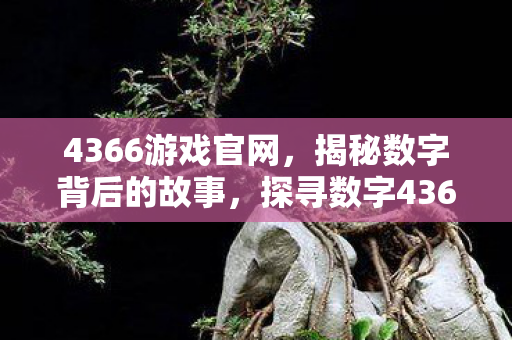 4366游戏官网，揭秘数字背后的故事，探寻数字4366背后的神秘面纱