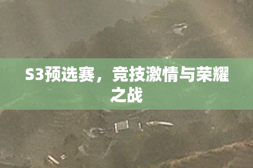 S3预选赛，竞技激情与荣耀之战