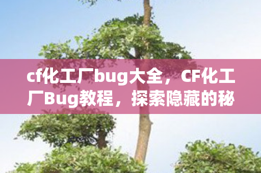 cf化工厂bug大全，CF化工厂Bug教程，探索隐藏的秘境