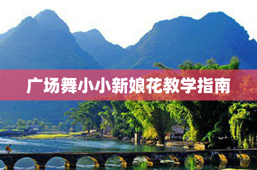 广场舞小小新娘花教学指南