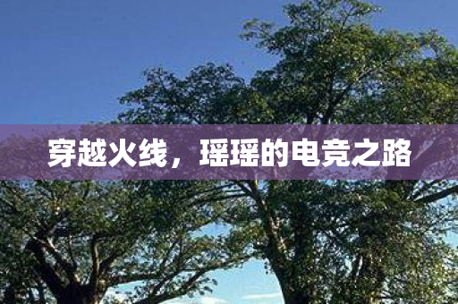 穿越火线，瑶瑶的电竞之路