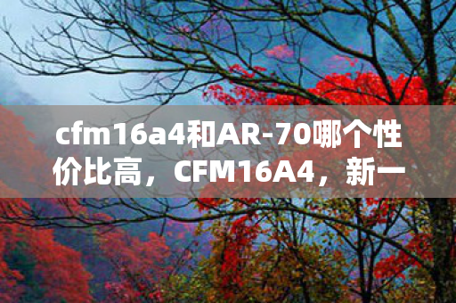 cfm16a4和AR-70哪个性价比高，CFM16A4，新一代武器的独特魅力与优势分析