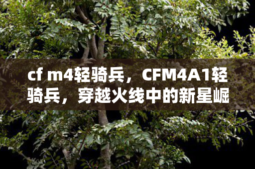 cf m4轻骑兵，CFM4A1轻骑兵，穿越火线中的新星崛起