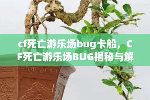 cf死亡游乐场bug卡船，CF死亡游乐场BUG揭秘与解析