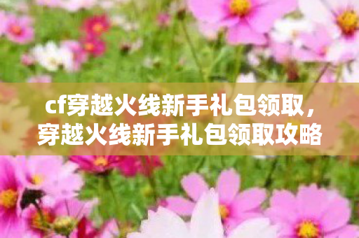 cf穿越火线新手礼包领取，穿越火线新手礼包领取攻略