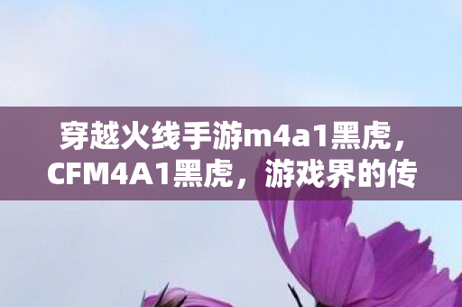 穿越火线手游m4a1黑虎，CFM4A1黑虎，游戏界的传奇之作