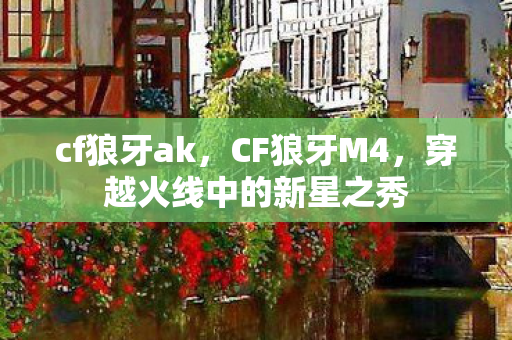 cf狼牙ak，CF狼牙M4，穿越火线中的新星之秀