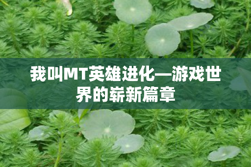 我叫MT英雄进化—游戏世界的崭新篇章