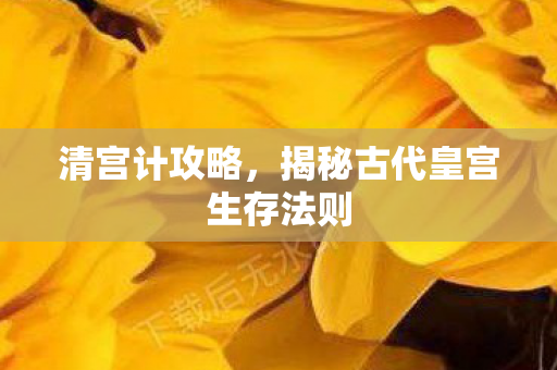 清宫计攻略，揭秘古代皇宫生存法则