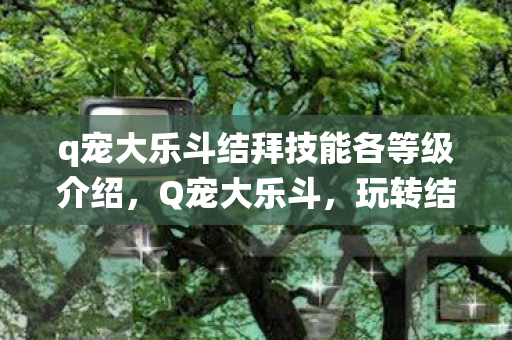 q宠大乐斗结拜技能各等级介绍，Q宠大乐斗，玩转结拜系统，兄弟并肩共战江湖！