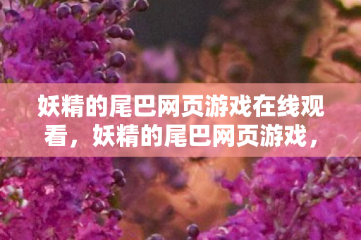 妖精的尾巴网页游戏在线观看，妖精的尾巴网页游戏，探索奇幻世界的无尽魅力