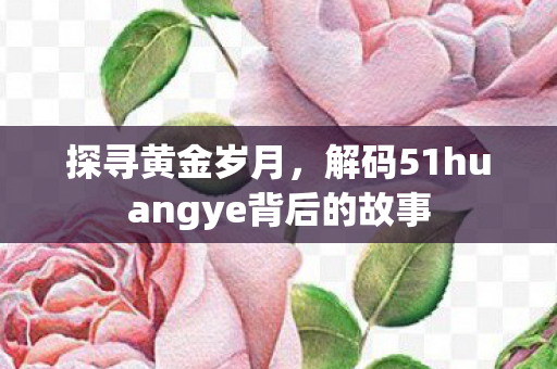 探寻黄金岁月，解码51huangye背后的故事