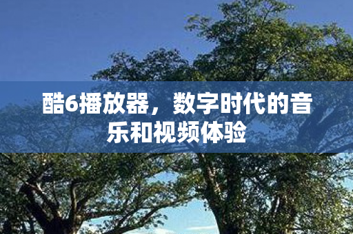 酷6播放器，数字时代的音乐和视频体验