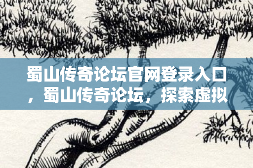 蜀山传奇论坛官网登录入口，蜀山传奇论坛，探索虚拟世界的奇幻之旅