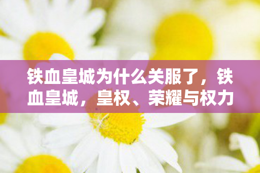 铁血皇城为什么关服了，铁血皇城，皇权、荣耀与权力之争的舞台
