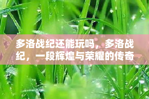 多洛战纪还能玩吗，多洛战纪，一段辉煌与荣耀的传奇故事