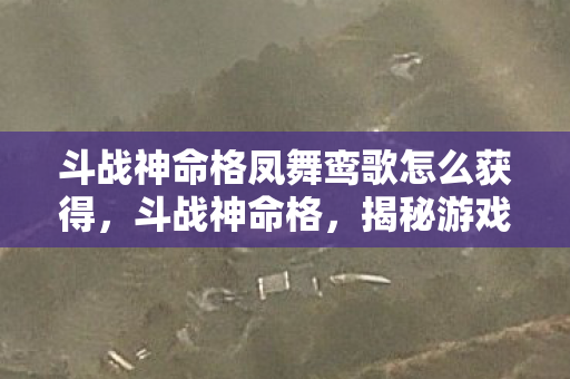 斗战神命格凤舞鸾歌怎么获得，斗战神命格，揭秘游戏中的神秘力量