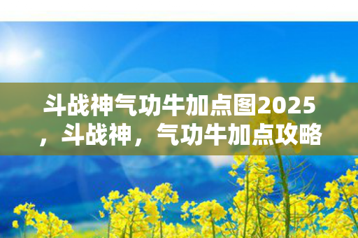 斗战神气功牛加点图2025，斗战神，气功牛加点攻略
