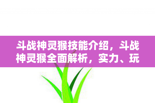 斗战神灵猴技能介绍，斗战神灵猴全面解析，实力、玩法与特色