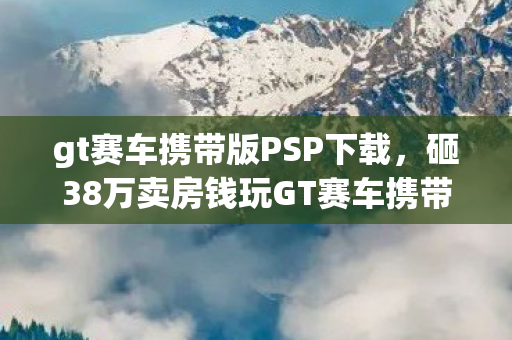 砸38万卖房钱玩GT赛车携带版图片